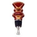 Topchef Multiwood Flat Top Stainless Steel Wine Bottle Stopper TO395169